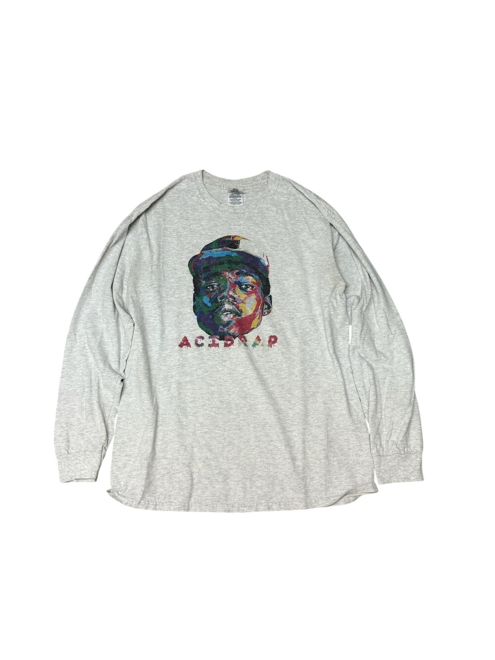 Chance the Rapper Acid Rap Shirt Mens Medium Gray Graphic Tee Hip Hop Music